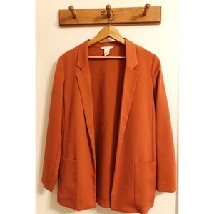 H&M burnt orange blazer